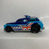 Blue Taxi Cockney Cab II Hot Wheels Diecast Car