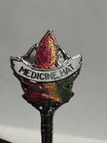 Medicine Hat Alberta Maple Leaf Alberta Souvenir Spoon