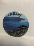 La Baie City Harbour View  Button Pinback