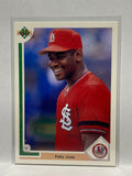 # 387 Felix Jose  St Louis Cardinals 1991 UD Baseball Cards