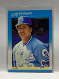 # U3 Juan Beniquez  Kansas City Royals 1987 Fleer Update Baseball card