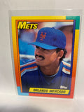 # 73T Orlando Mercado  New York Mets 1990 Topps Baseball Cards
