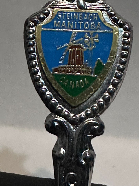 Steinbach Manitoba Canada Windmill Fork Manitoba Souvenir Spoon