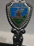 Steinbach Manitoba Canada Windmill Fork Manitoba Souvenir Spoon