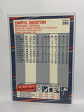 # 393 Daryl Boston  Chicago White Sox 1988 Fleer Baseball Cards