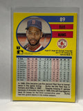 # 89 Ellis Burks  Boston Red Sox 1991 Fleer Baseball card