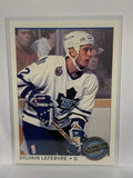 # 108 Sylvain Lefevre  Toronto Maple Leafs 92-93 O-Pee-Chee Premier Hockey Cards