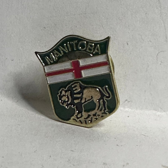 Manitoba Crest Emblem  Lapel Pin