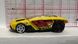 Yellow Rogue Hog 2014 Hot Wheels Diecast Car