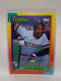 # 77T Lloyd Moseby  Detroit Tigers 1990 Topps Baseball Cards