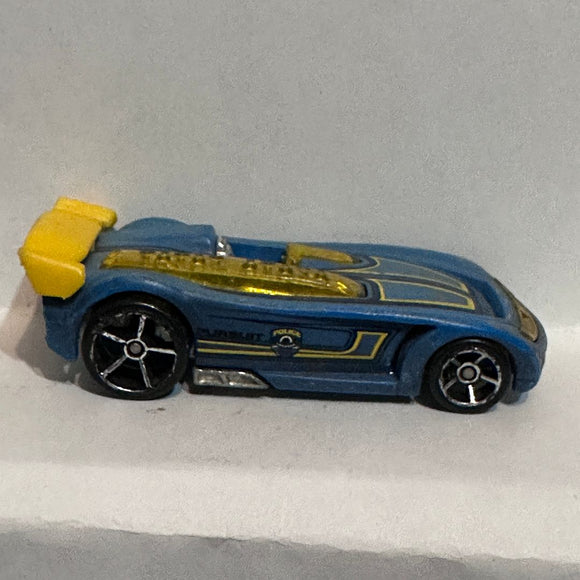 Blue Battle Spec Hot Wheels Diecast Car