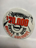 The Gazette Drive n win Roulez gagnart AD  Button Pinback