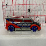 Silver Speedbox Van Super Chromes Hot Wheels Diecast Car
