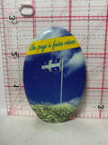 Un pays a Faire Rever Quebec Flag  Button Pinback