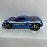 Blue Police Cadillac Cien Concept Hot Wheels Diecast Car
