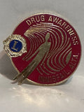 Drug Awareness Innifail Alta Lions Club  Lapel Pin