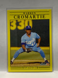 # U25 Warren Cromartie  Kansas City Royals 1991 Fleer Update Baseball card