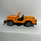 Orange Construction Corporation Jeep 8006 Suntoys Diecast Car