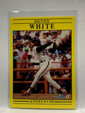 # 328 Devon White  Los Angeles Angels 1991 Fleer Baseball card