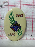 C of C Association 100 years 1982 crest  Button Pinback
