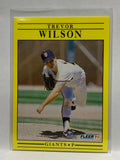 # 277 Trevor Wilson  San Francisco Giants 1991 Fleer Baseball card