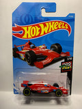 Red Indy 500 Oval HW Race Day FYD80 D7C3 2017 Long Card Hot Wheels Diecast Car