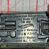 Green Camo '19 Chevrolet Silverado Trail Boss Lt Truck FJV97 Hot Wheels Diecast Car
