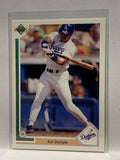 # 166 Kal Daniels  Los Angeles Dodgers 1991 UD Baseball Cards