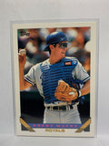# 294 Brent Mayne  Kansas City Royals 1993 Topps Baseball Cards