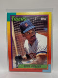 # 31T Cecil Fielder  Detroit Tigers 1990 Topps Baseball Cards