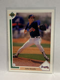 # 264 John Smoltz  Atlanta Braves 1991 UD Baseball card