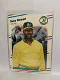 # 295 Dave Stewart  Oakland Athletics 1988 Fleer Baseball Cards