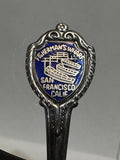 Fisherman's Wharf San Francisco California  California Souvenir Spoon