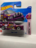 Purple Ford Escort Compact Kings JBB99 N521 G1 2025 Short Card Hot Wheels Diecast Car