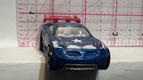Blue Captain America Power Rage Avengers Hot Wheels Diecast Car