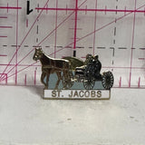St Jacobs Horse and Buggy Ontario  Lapel Pin