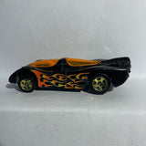 Black Flames Power Pistons Trick Tracks Hot Wheels Diecast Car