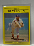 # 308 Bert BlyLeven  Los Angeles Angels 1991 Fleer Baseball card