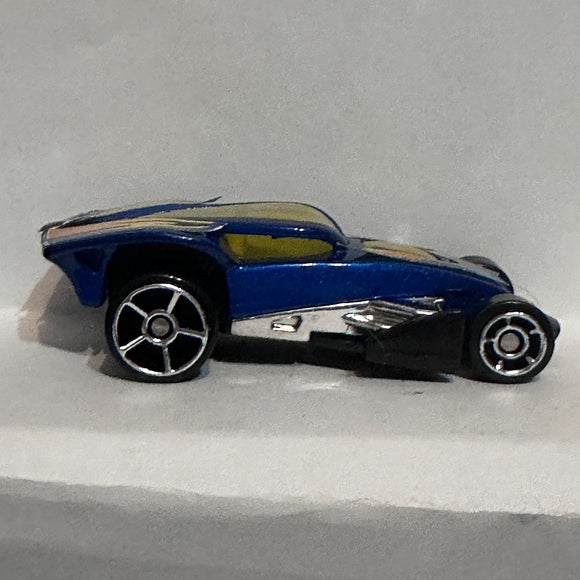 Blue Brutalistic 2006 Mcdonalds Hot Wheels Diecast Car