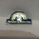 Autoplan Brokers 25 Years ICBC Partners in Protection  Lapel Pin
