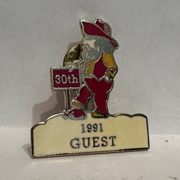 Klondike Days 30th 1991 Guest  Lapel Pin