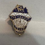 Elks Canada 75 Years 1987 Logo  Lapel Pin