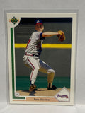 # 480 Tom Glavine  Atlanta Braves 1991 UD Baseball card