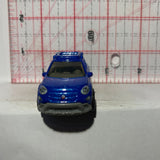 Blue 2016 Fiat 500X MB1037 Matchbox Diecast Car