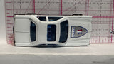 White Police  Car Unbranded Diecast Car