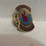 Christopher Leadership Candle  Lapel Pin