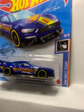Blue Custom '18Ford Mustang GT HW Race Team GHC59 D7C6 2018 Long Card Hot Wheels Diecast Car