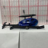 Blue  Police Helicopter P806 Unbranded Aircraft Diecast Car