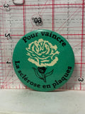 Pour Vaincre la selarase en plaques Flower  Button Pinback