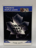 # 583 Team Facts  Toronto Maple Leafs 90-91 Pro Set Hockey Cards